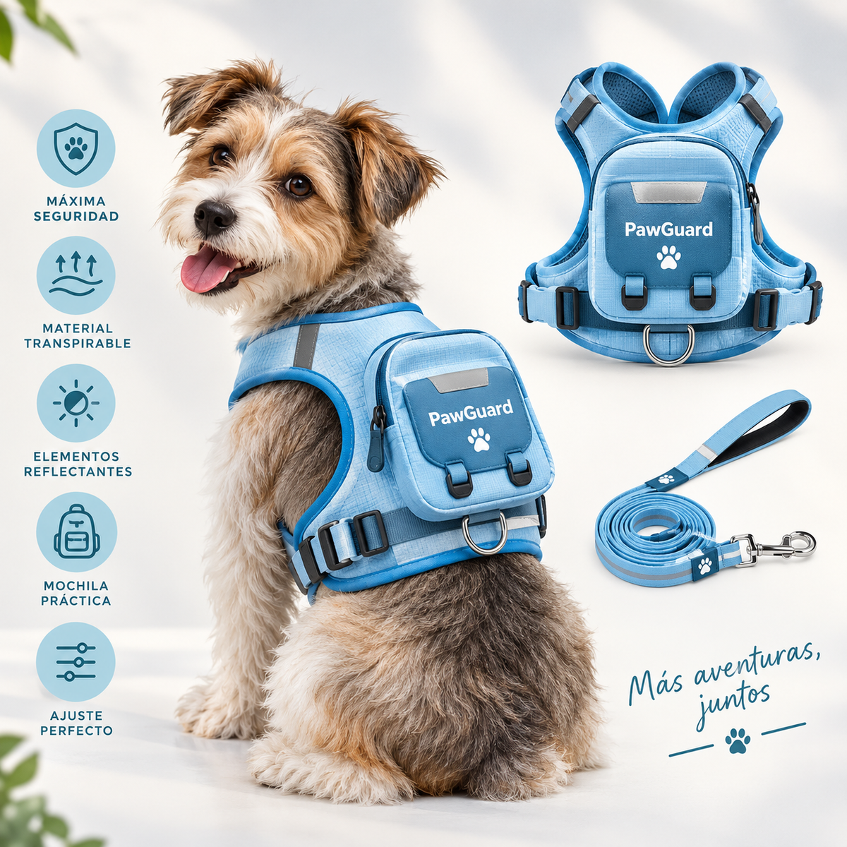 Arnés-Mochila Para Perritos