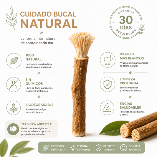 Cepillo Dental Blanqueador de Miswak