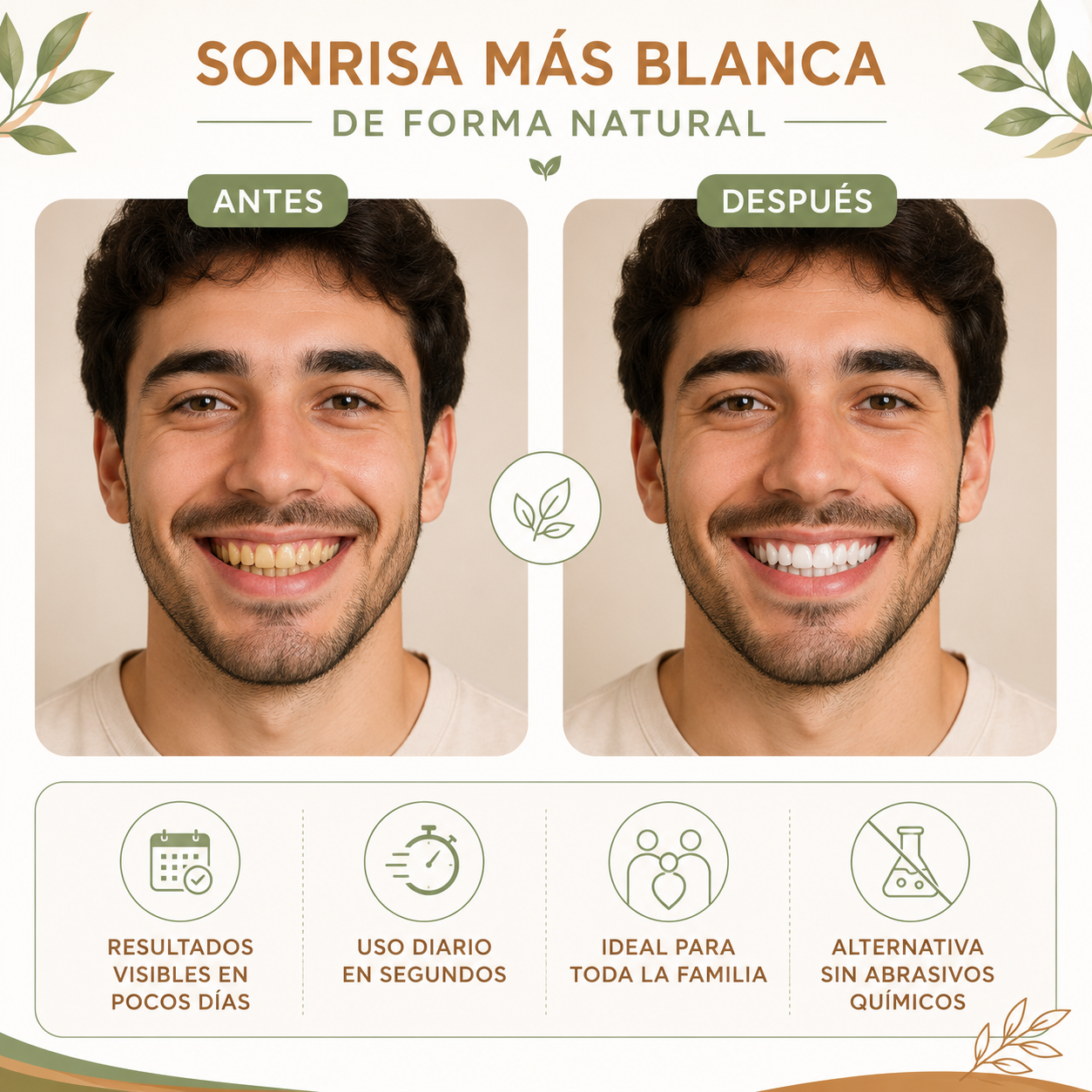 Cepillo Dental Blanqueador de Miswak